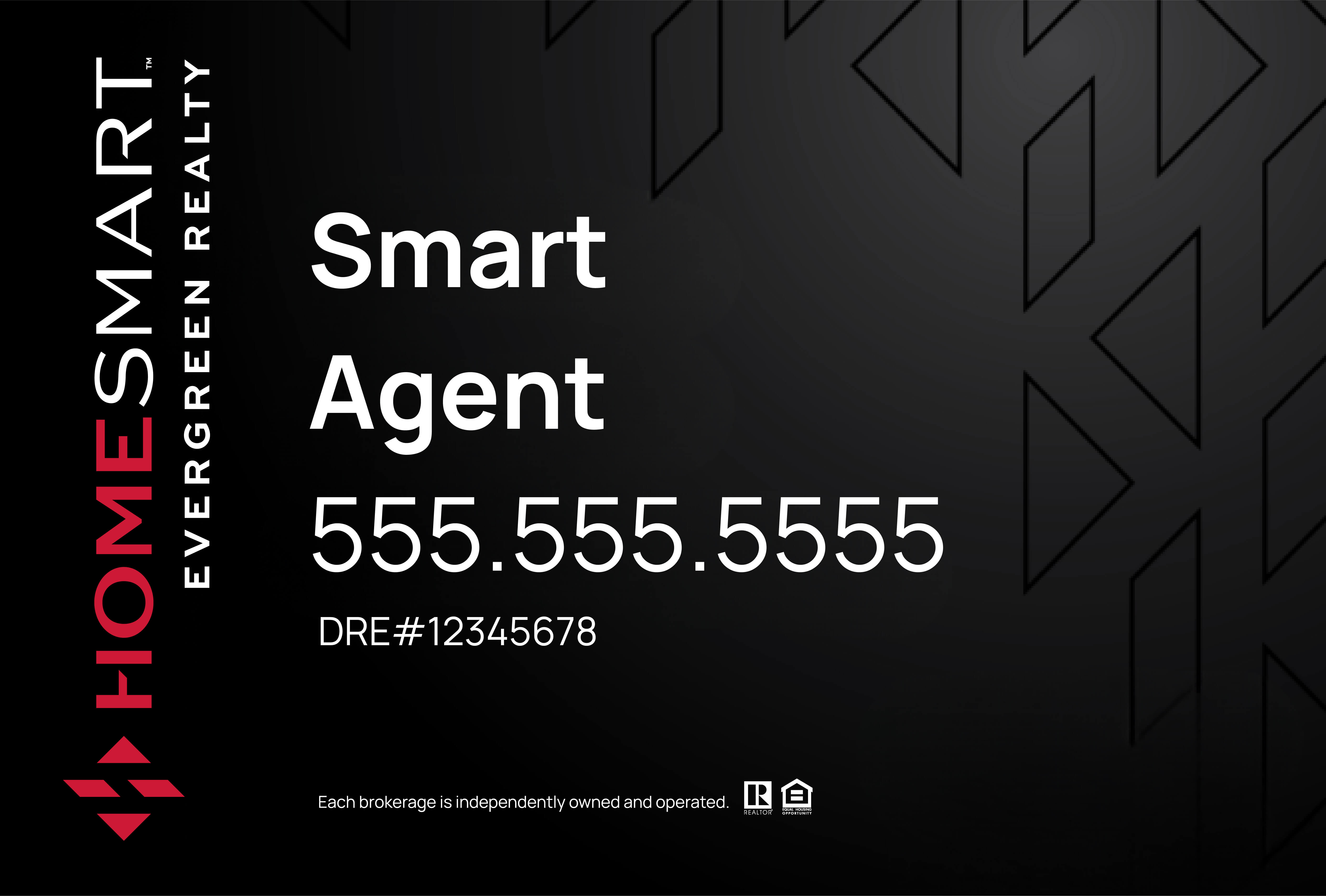 HomeSmart Evergreen - Listing Signs : HomeSmart Yard Signs - black