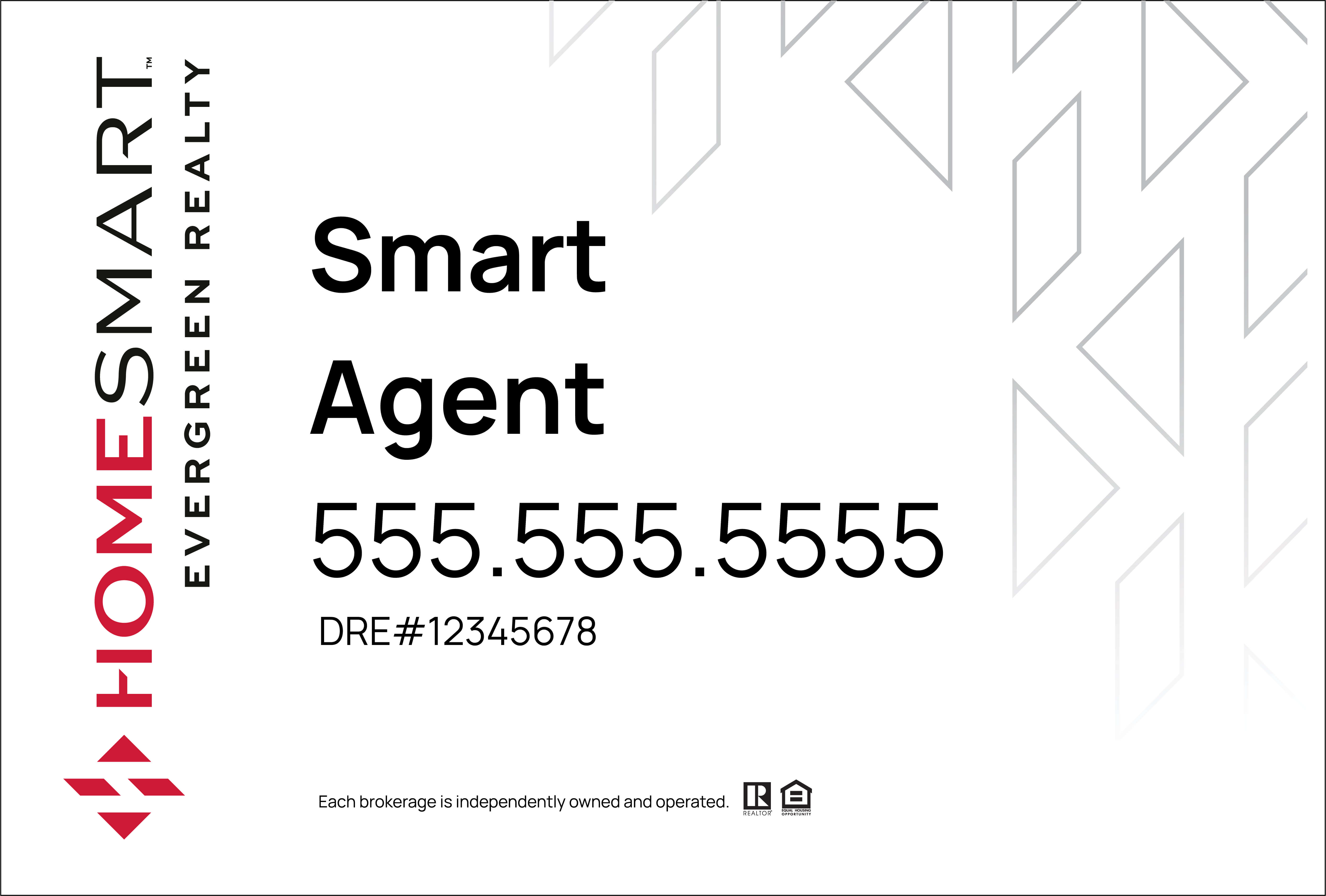 HomeSmart Evergreen - Listing Signs : HomeSmart Yard Signs - white